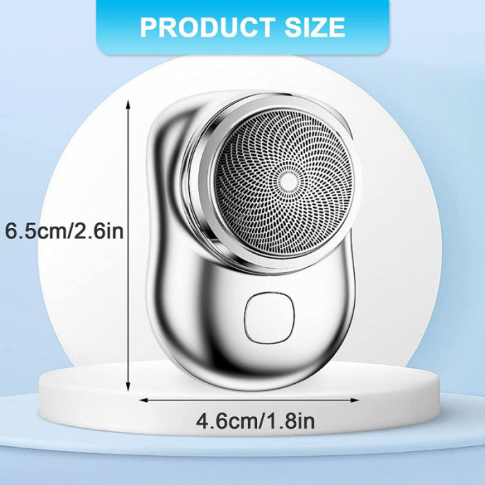 Mini Electric Travel Shaver For Men Pocket Size Washable Rechargeable Portable Painless Cordless Trimmer