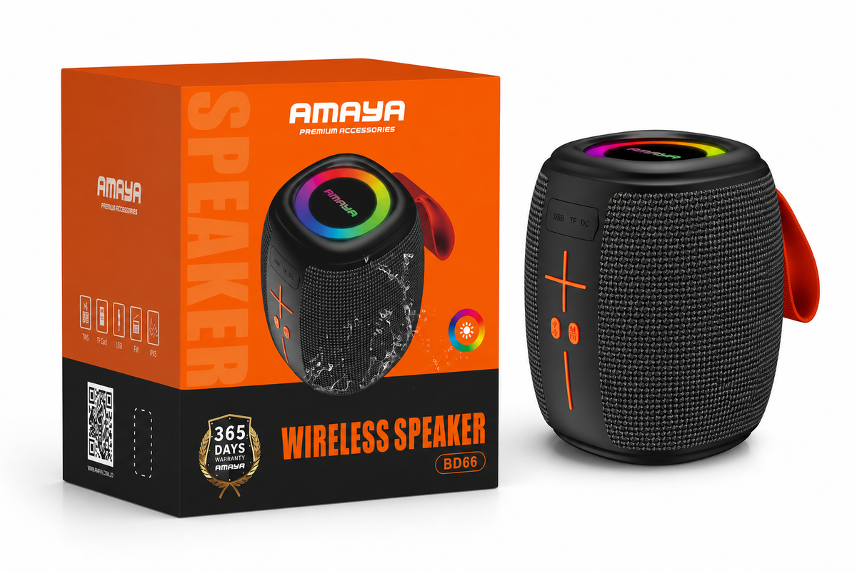 AMAYA BD66 Bluetooth Speaker – Portable Wireless Speaker