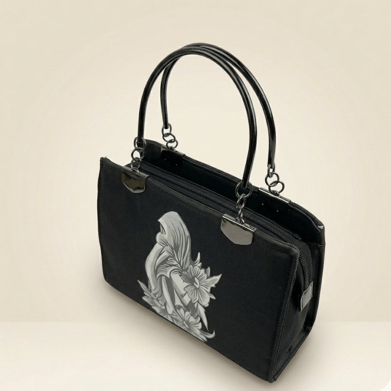 Canvas bag Chic Floral Hijabi Printed Bag ZTS-CR-079