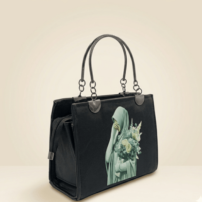 Canvas bag Chic Floral Hijabi Printed Bag ZTS-CR-079
