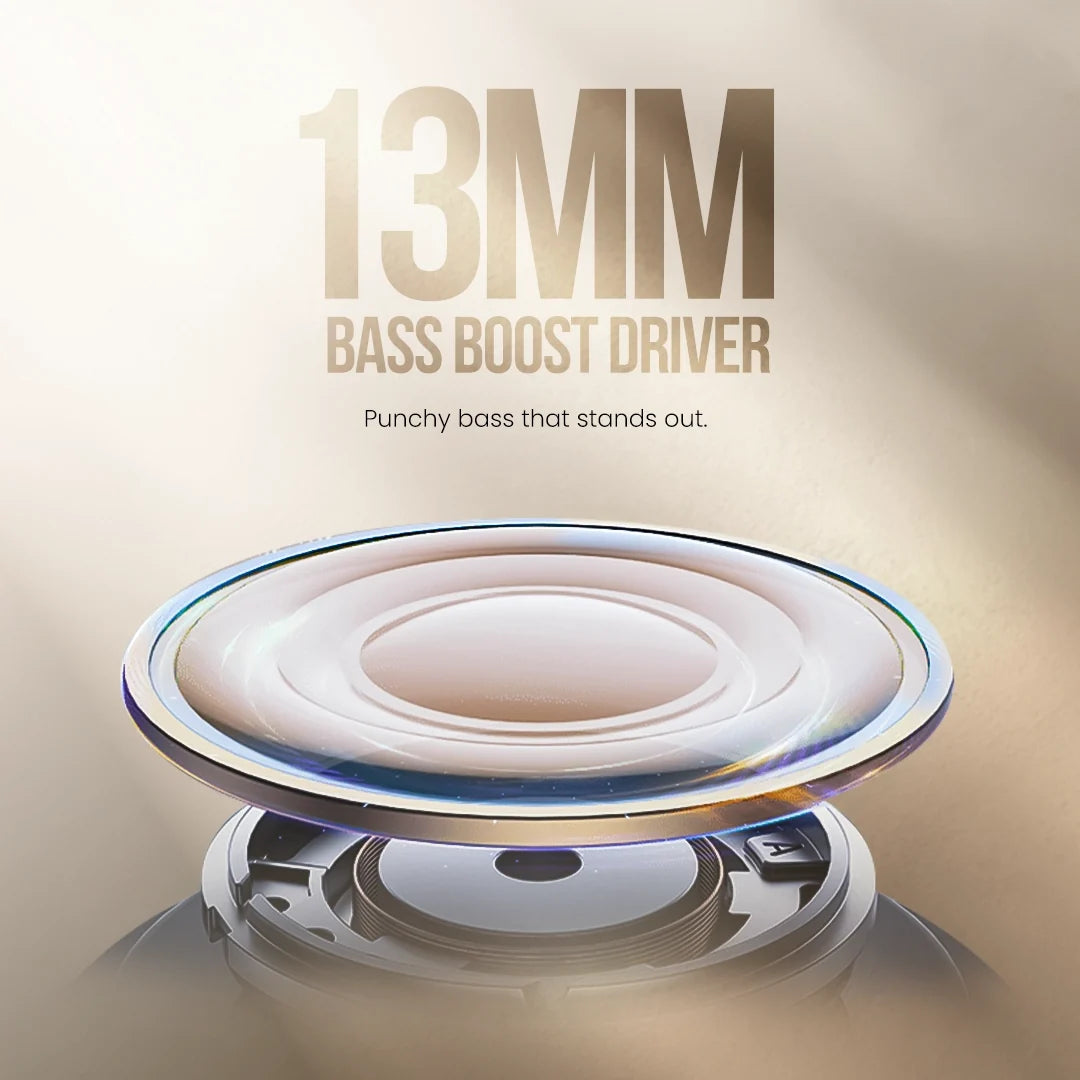 YoPod Vibe Wireless Earbuds – Bluetooth 5.3, 13mm Bass Boost, 30 Hours Playback