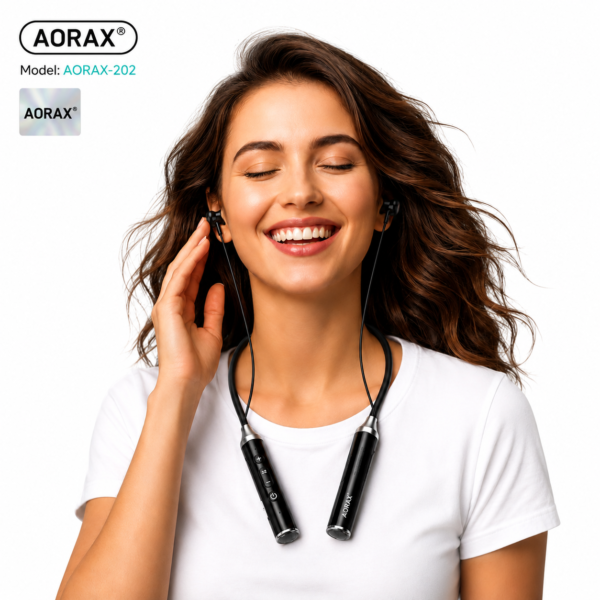 Aorax-202 Bluetooth 5.3 Neckband Earphones