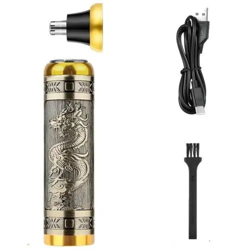 Premium Rechargeable Hair Trimmer – Full Metal Body, 1200mAh, Titanium Blades, Type-C Fast Charging (Best Hair Trimmer in Pakistan)