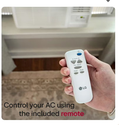 7,600 BTU Window Air Conditioner, Cooling & Heating