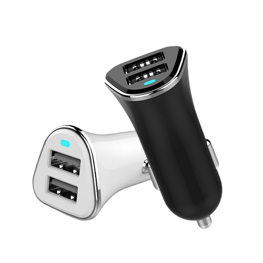 Universal Dual USB Fast Car Charger – Compact 2-Port Quick Charge Adapter for Smartphones, Tablets & Car Accessories