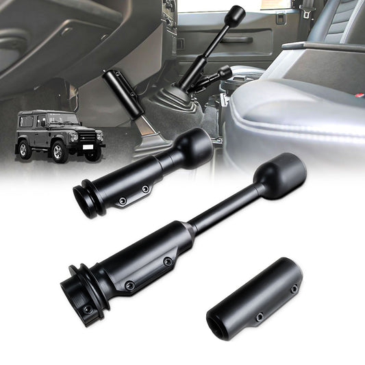 Piece Custom Black Metal Gear Lever & Handbrake Handle Set for Land