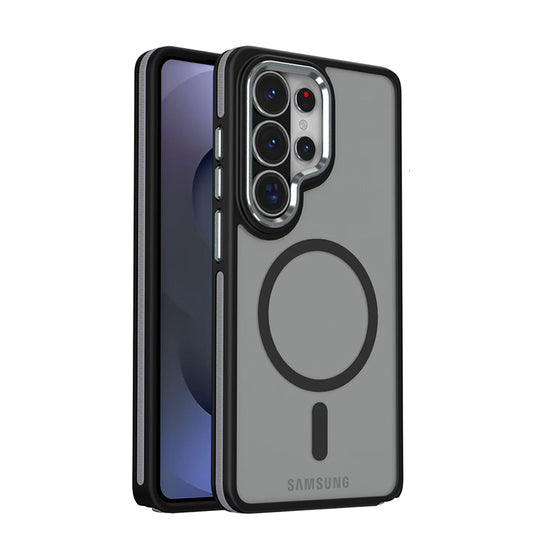 Samsung cover Anti Slip Dual Color Magnetic Matte PC+TPU Shockproof Phone case for Samsung S26 Ultra Case