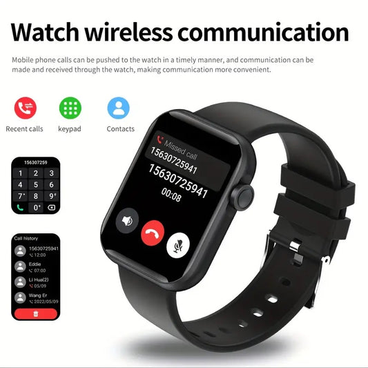 Bluetooth Calling Smartwatch – Touch Screen Fitness Tracker Watch