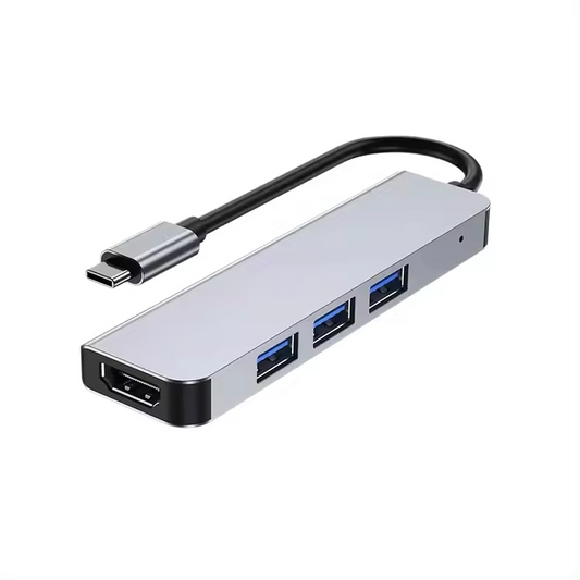 7-in-1 USB-C Hub Adapter with HDMI & USB 3.0 Ports – Fast Data & Charging