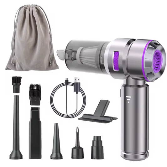 Cordless Handheld Vacuum for Car & Keyboard - Portable Air Duster Blower &