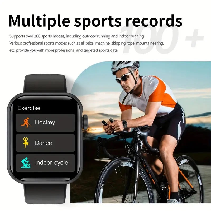 Bluetooth Calling Smartwatch – Touch Screen Fitness Tracker Watch