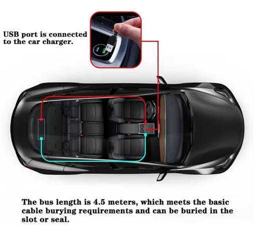 Programmable LED Car Windshield Eyes | App Controlled Bluetooth Devil Eye Display