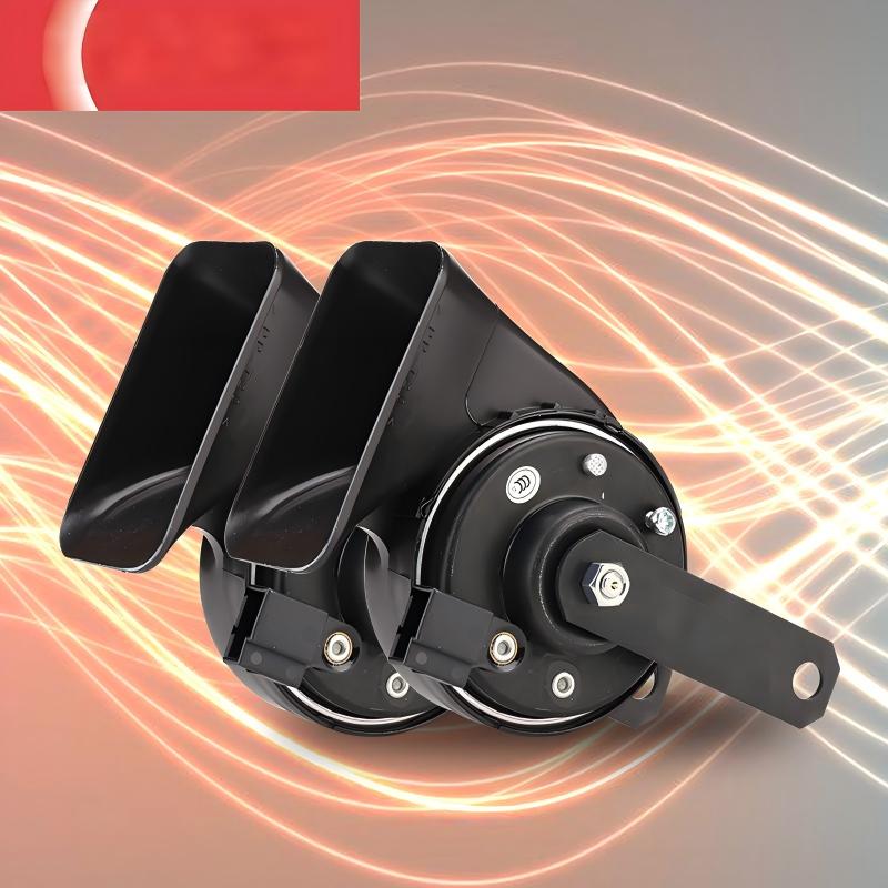 Power Tone Car Horn High Quality Loud Sound | Universal Electric Snail Horn for Cars & Bikes | Durable & Waterproof Auto Horn