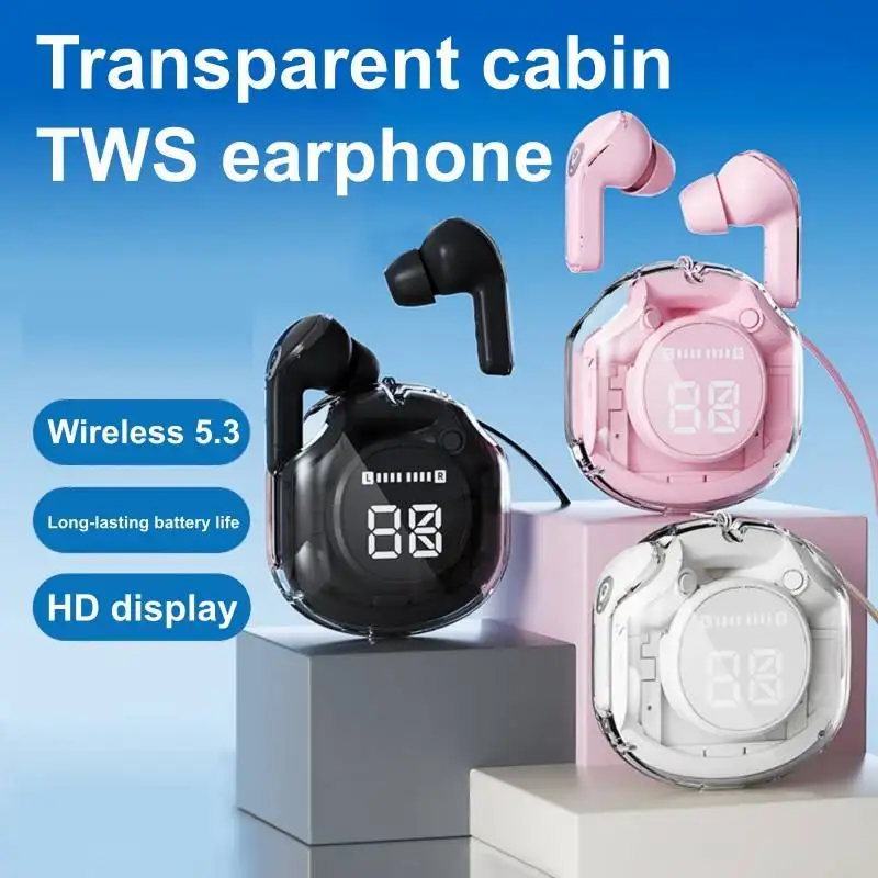 Air 39 Wireless Earbuds with Digital Display Case | Premium Sound & Touch Control