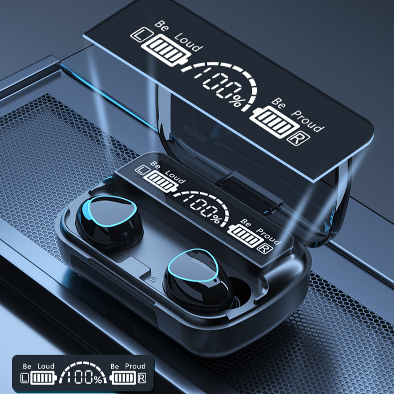 M10 Wireless Earbuds Bluetooth 5.3 with LED Display & Long Battery | Best Budget TWS in Pakistan
