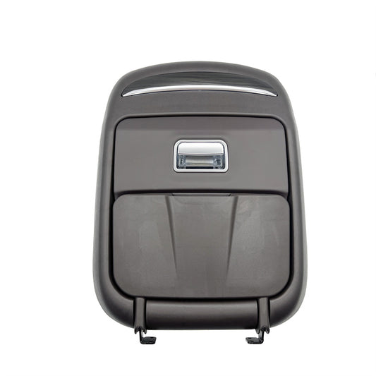 Premium Car Seat Back Organizer with Foldable Tray Table | Luxury Leather Backseat Storage & Food Tray
