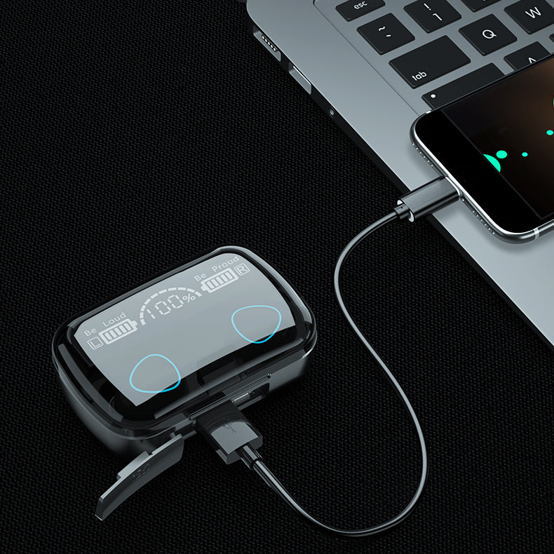 M10 Wireless Earbuds Bluetooth 5.3 with LED Display & Long Battery | Best Budget TWS in Pakistan