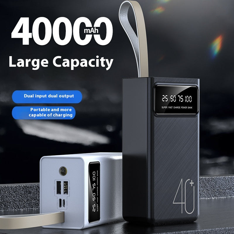 4000mAh Portable Power Bank with LED Display – Dual Output Fast Charging Battery Pack