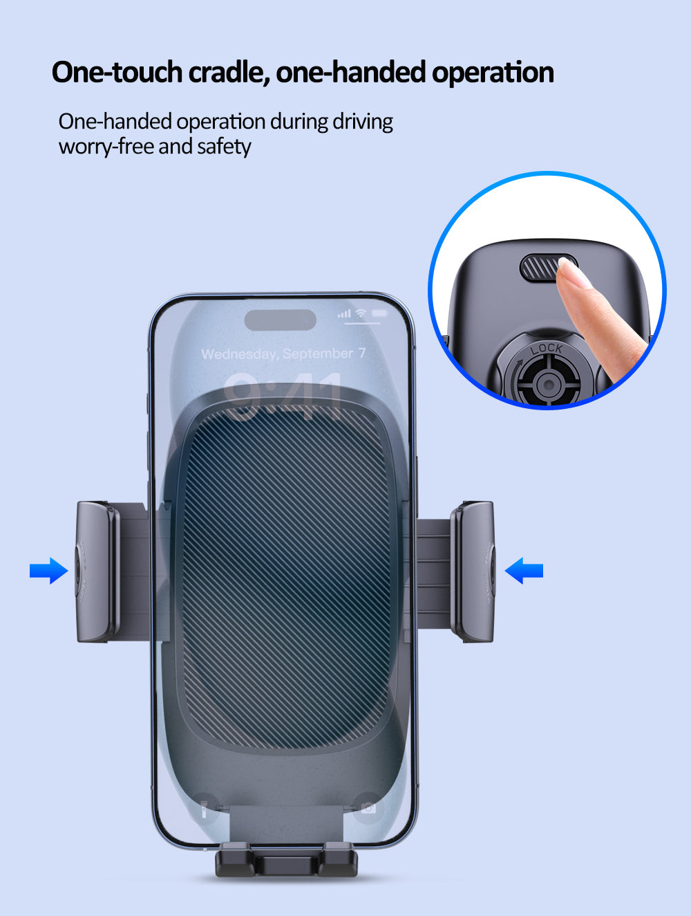 Universal Car Phone Mount – Strong Suction Cup & Adjustable Arm