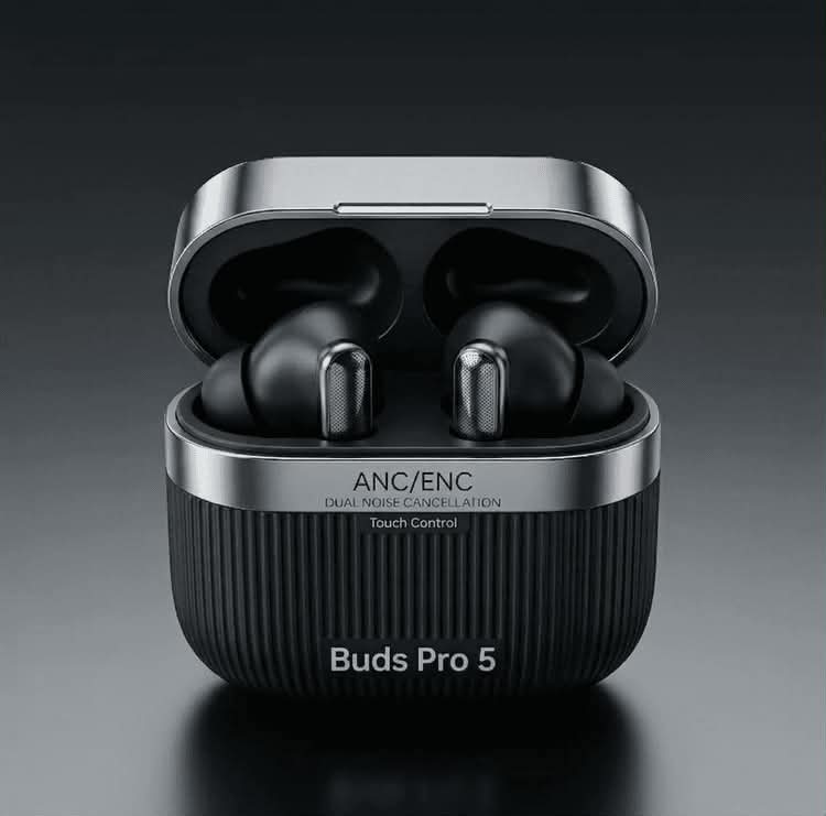 Buds Pro 5 Wireless Bluetooth Earbuds | HD Sound | Touch Control | Noise Reduction