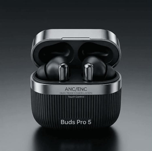 Buds Pro 5 Wireless Bluetooth Earbuds | HD Sound | Touch Control | Noise Reduction