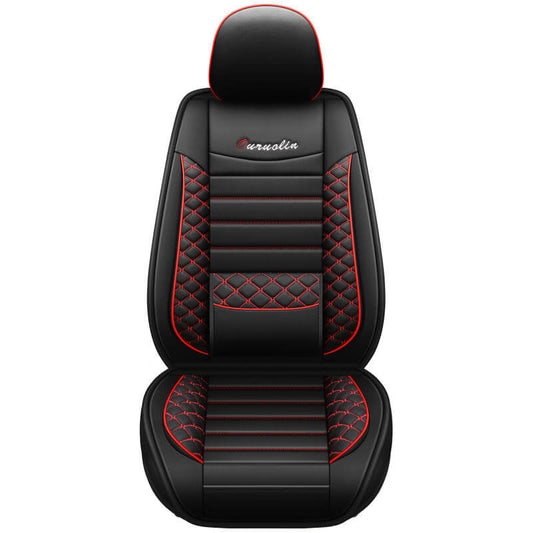 Universal Leather Car Seat Cover – Luxury Comfort with Anti-Slip Base